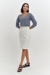 JOLIPLUME STRAIGHT SKIRT