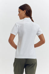 TITCHY87 WHITE POLO T-SHIRT