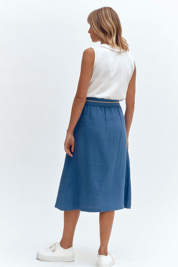 JAMILA87 LIGHT LINEN SKIRT