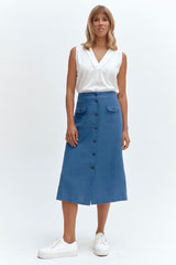 JAMILA87 LIGHT LINEN SKIRT