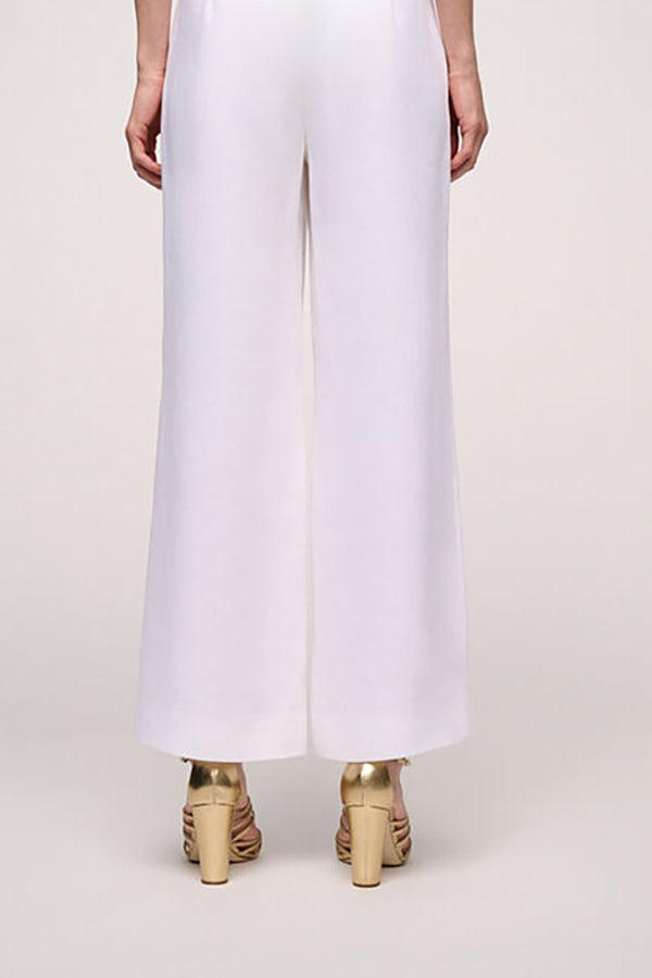 ABITUDINE WHITE WIDE TROUSERS