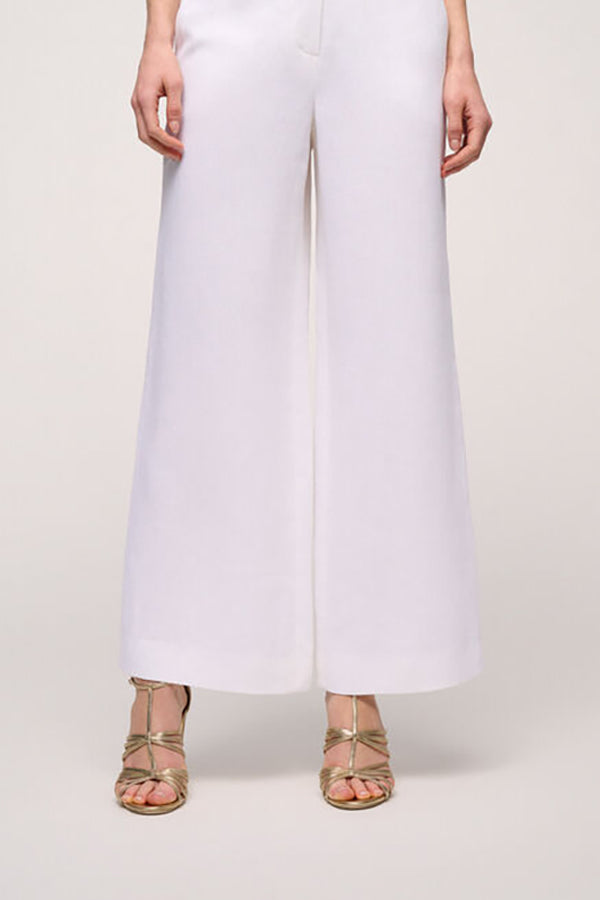 ABITUDINE WHITE WIDE TROUSERS