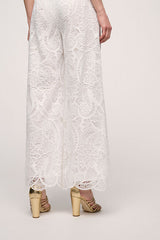 ALTEA PAISLEY LACE TROUSERS