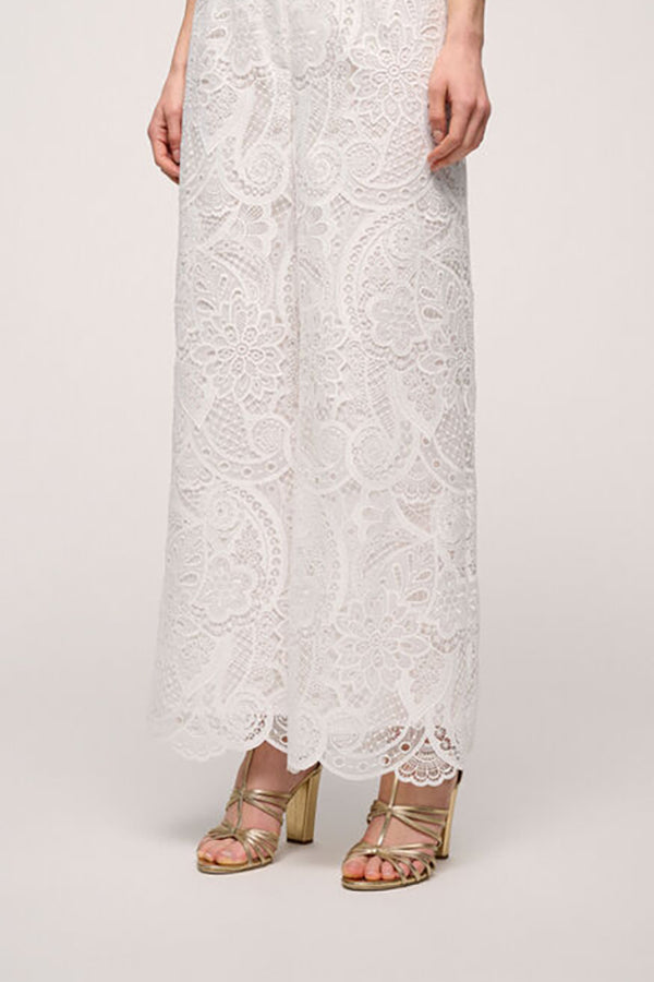 ALTEA PAISLEY LACE TROUSERS