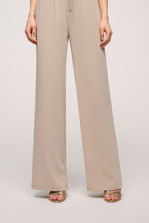 ANGELICA C BEIGE DRAWSTRING TROUSERS