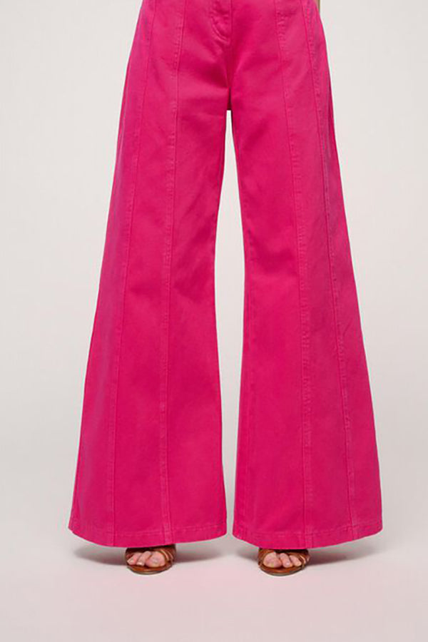 ARENARIA PINK FLARE TROUSERS