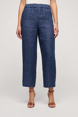 ALARI WIDE LINEN TROUSERS