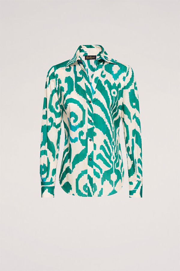 BETTA GREEN PRINTED SHIRT