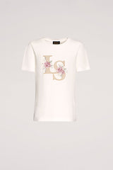 BONOMIA LS EMBROIDERED T-SHIRT