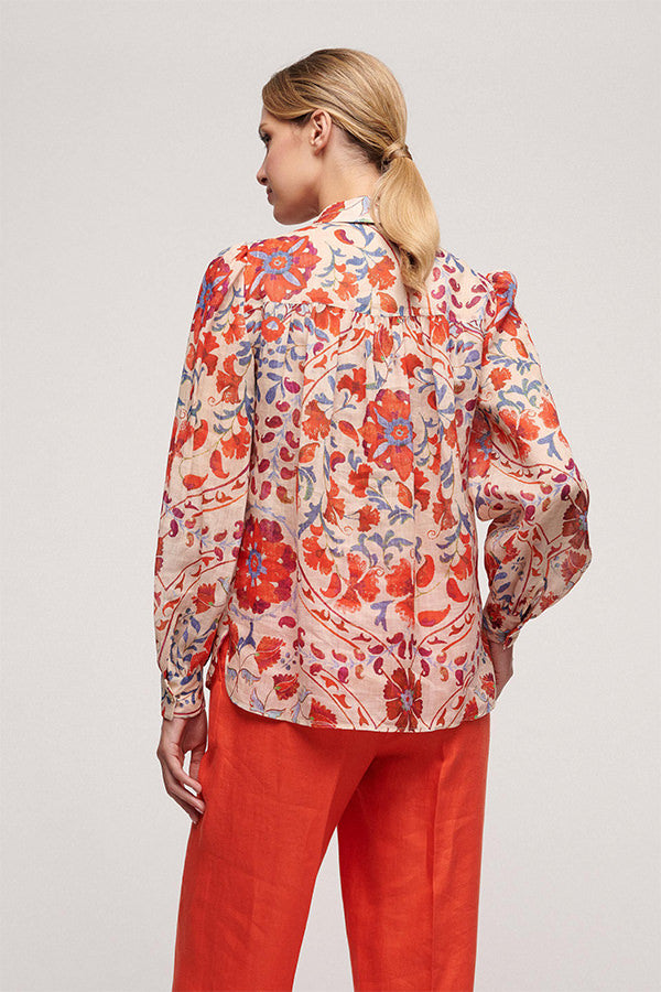 BRILLA WIDE FLORAL PATTERN SHIRT