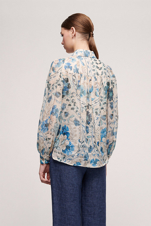 BRILLA WIDE FLORAL PATTERN SHIRT