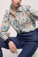 BRILLA WIDE FLORAL PATTERN SHIRT