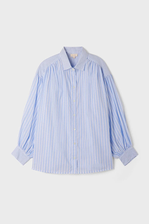 CHADE STRIPED POPLIN SHIRT