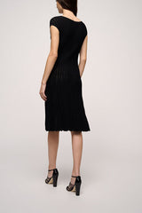 CELESTINA BLACK KNIT DRESS