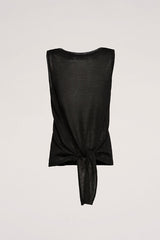 CUBICO BLACK BOATNECK DRAPED TOP