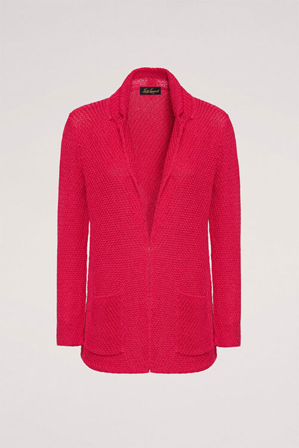 CUSCINETTO RED UNSTRUCTURED CARDIGAN