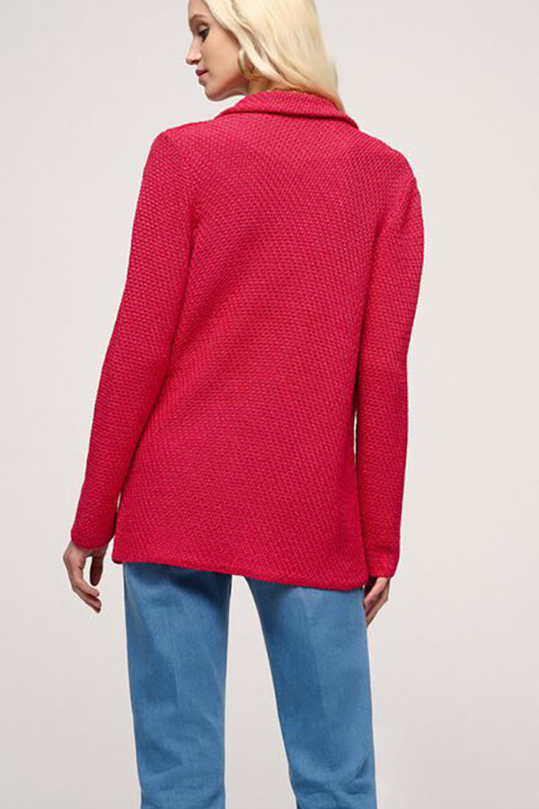 CUSCINETTO RED UNSTRUCTURED CARDIGAN