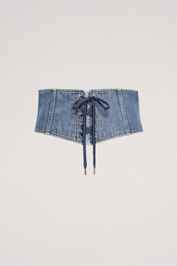 DANILO DENIM BUSTIER BELT