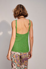 PARIS LUREX TANK TOP