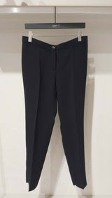 STRAIGHT CUT COTON TROUSERS