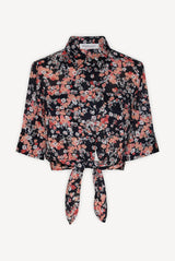 SHORT FLORAL PRINT SHIRT