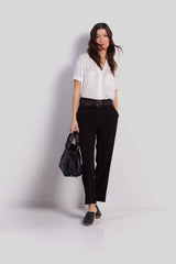 ELSON ELASTICATED WAIST CANVAS TROUSERS