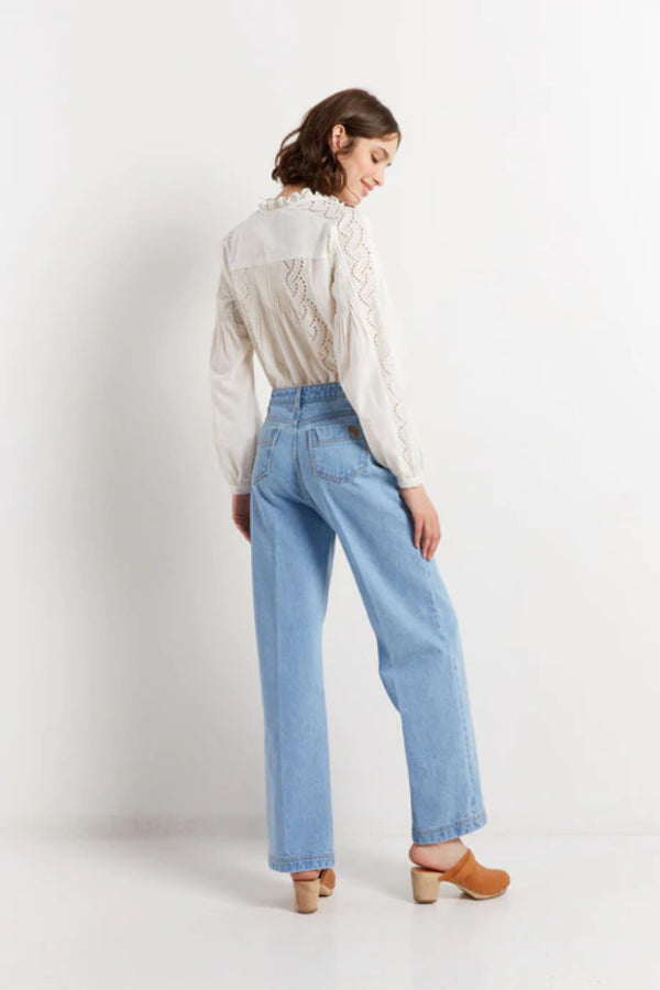 EVIE BAGGY COTTON DENIM JEANS