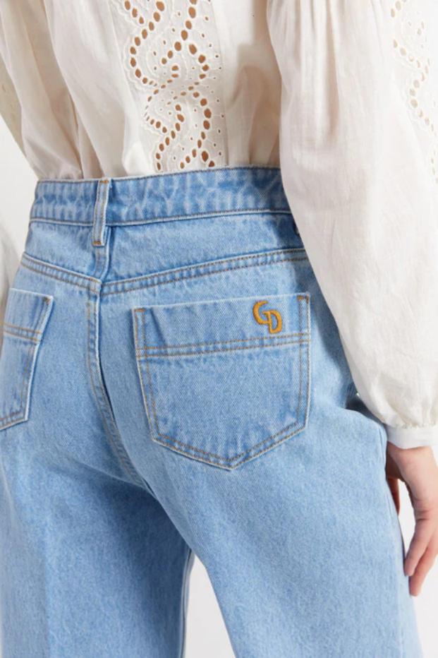 EVIE BAGGY COTTON DENIM JEANS