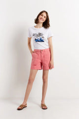 ERICA COLORFUL DENIM SHORTS