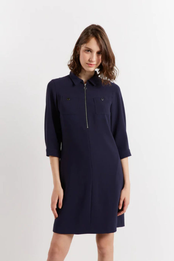 JODY SHORT ZIPPED DRESS