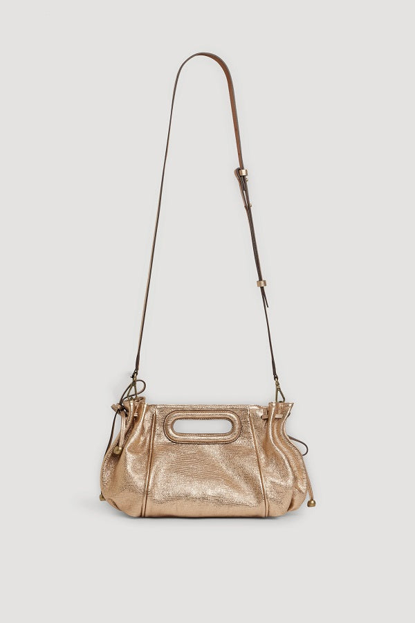 MINI DANY METALLIC LEATHER BAG