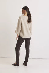 LENA BOAT NECK MARINIERE SWEATER