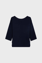 LENA BOAT NECK MARINIERE SWEATER