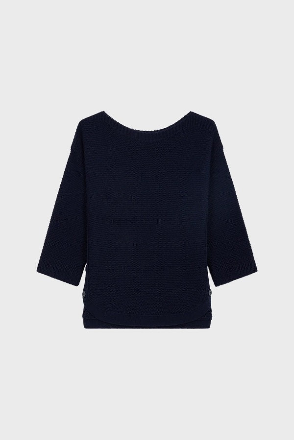 LENA BOAT NECK MARINIERE SWEATER