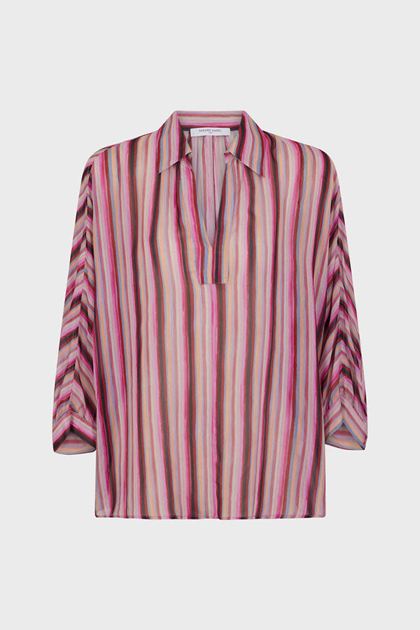 CELESTIN STRIPED BLOUSE