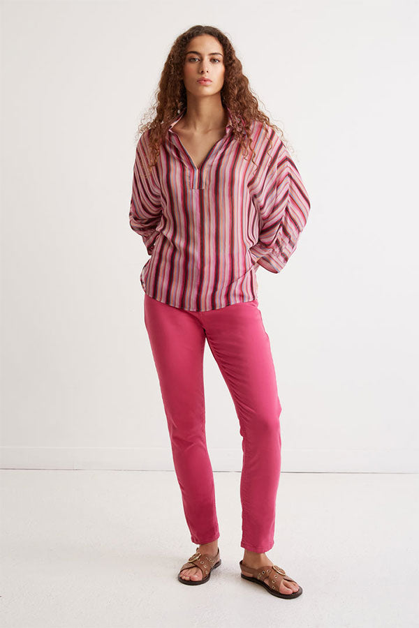 CELESTIN STRIPED BLOUSE