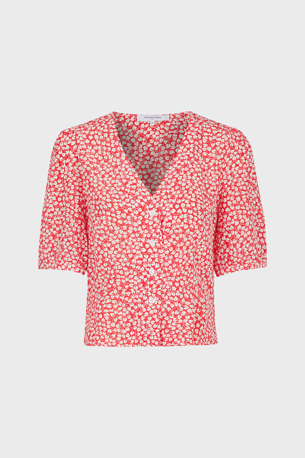 CANDIDE FOLIAGE PRINT SHIRT