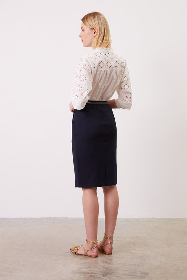 BAO STRAIGHT COTTON SKIRT