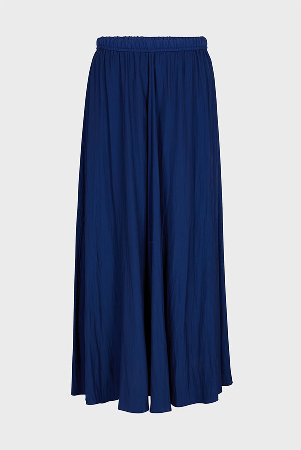 BLANCHE GATHERED SATIN FEEL MAXI SKIRT