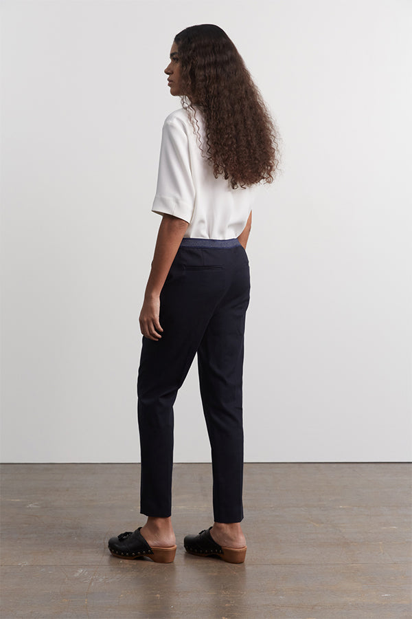 ELGA STRAIGHT COTTON TROUSERS