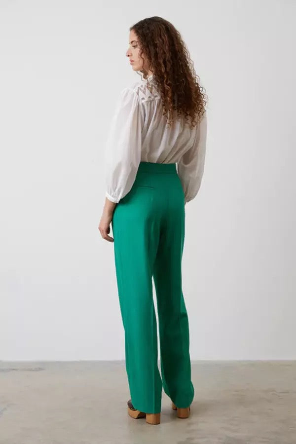 ELORA WIDE LEG TAILORED SUIT TROUSERS