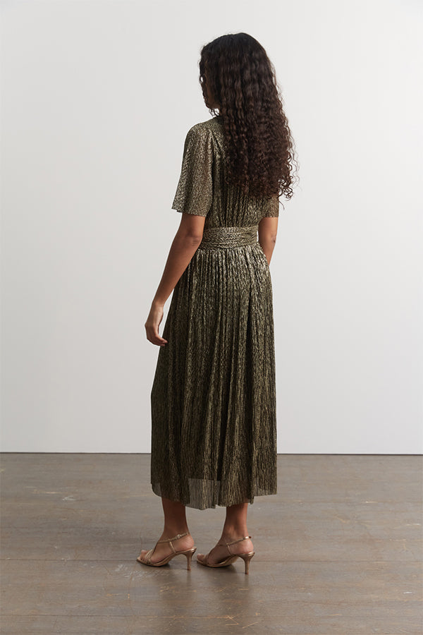 JOACHIM LAME JERSEY LONG DRESS