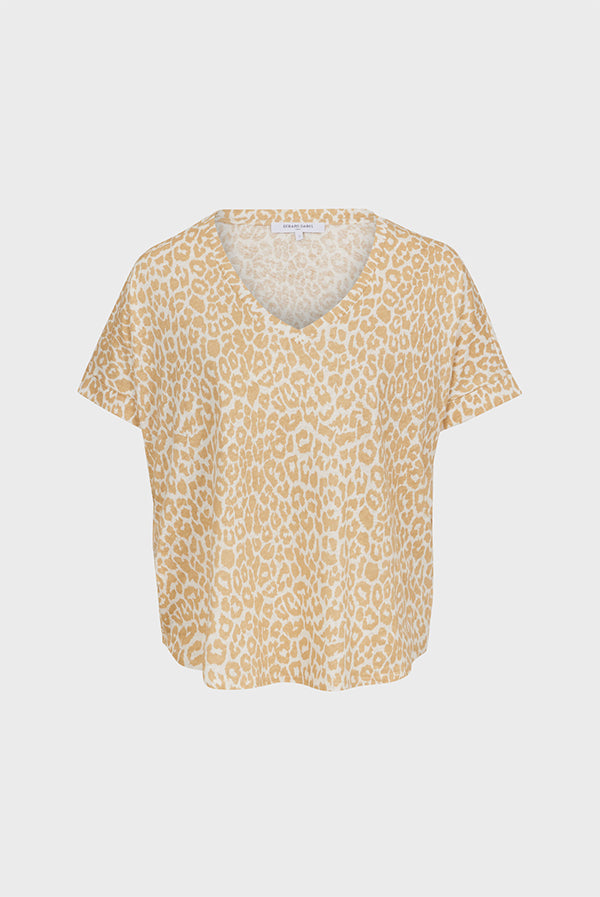 AIRELLE LEOPARD PRINT OVERSIZE T-SHIRT