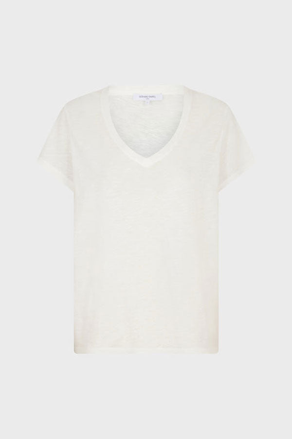 ANDY BASIC V-NECK COTTON T-SHIRT