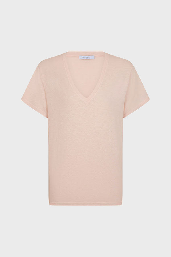 ANDY BASIC V-NECK COTTON T-SHIRT