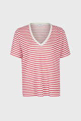 ARI STRIPED LINEN T-SHIRT