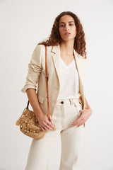 NAURIA LINEN COTTON JACKET