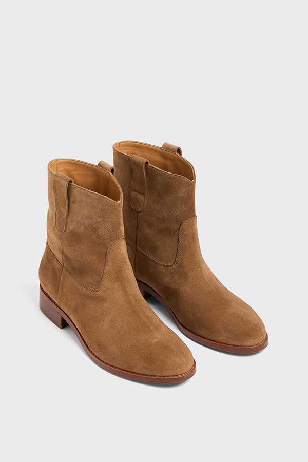 ELIE SUEDE LEATHER BOOTS