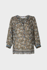 CHANTAL FOLIAGE PRINT BLOUSE