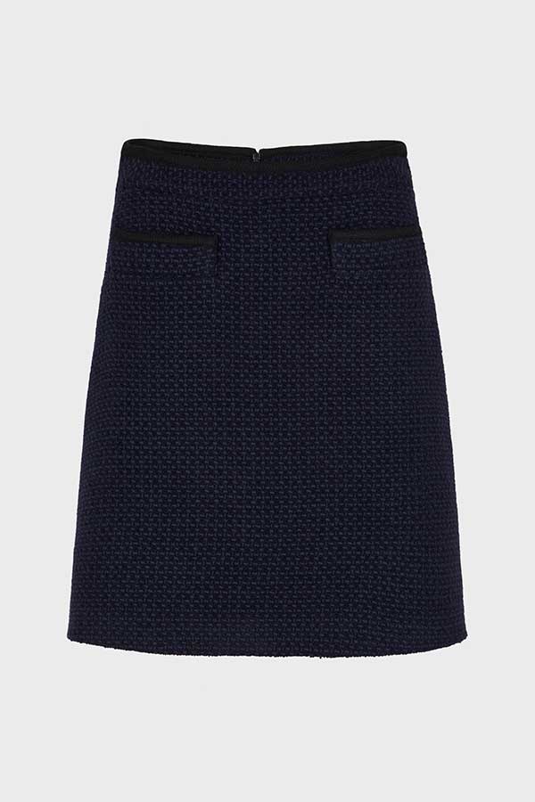 BARTHOLOME TWEED MINI SKIRT